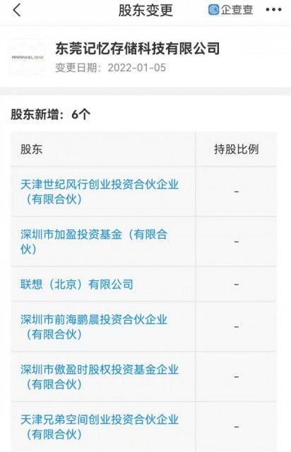 聯(lián)想投資記憶存儲 深化半導體布局，驅動技術創(chuàng)新
